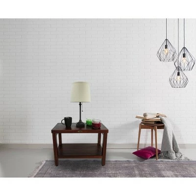 24" Eleganto DT115 Wide Teak Wood Shower Bench with Shelf - DecoTeak 13 24" Eleganto DT115 Wide Teak Wood Shower Bench with Shelf - DecoTeak - Image 11