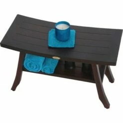 28" Satori DT175 Wide Teak Wood Shower Bench with Shelf - DecoTeak 13 28" Satori DT175 Wide Teak Wood Shower Bench with Shelf - DecoTeak -Ottomans Official Shop unnamed file 6573