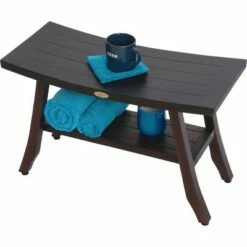 28" Satori DT175 Wide Teak Wood Shower Bench with Shelf - DecoTeak 14 28" Satori DT175 Wide Teak Wood Shower Bench with Shelf - DecoTeak -Ottomans Official Shop unnamed file 6574
