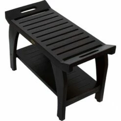 30" Tranquility DT123 Wide Teak Wood Shower Bench with Handles - DecoTeak -Ottomans Official Shop unnamed file 6616