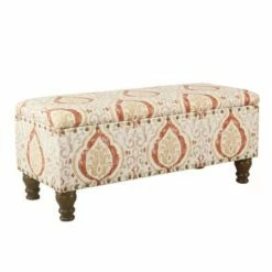 Large Storage Bench with Nailhead - HomePop Tan -Ottomans Official Shop unnamed file 6678