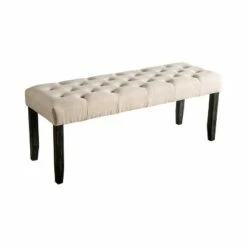 Hepburn Tufted Bench - HOMES: Inside + Out Antique Black/gray 12 Hepburn Tufted Bench - HOMES: Inside + Out Antique Black/gray -Ottomans Official Shop unnamed file 674
