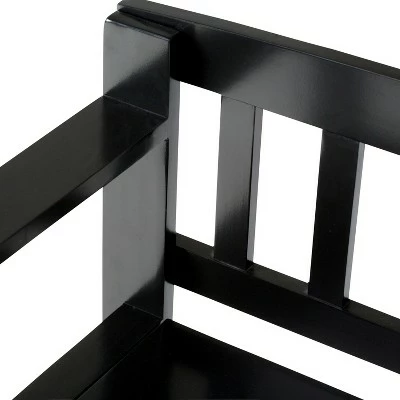 48" Riverside Solid Wood Entryway Storage Bench - Wyndenhall Coffee Brown 7 48" Riverside Solid Wood Entryway Storage Bench - Wyndenhall Coffee Brown - Image 5