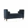 Rimo Velvet Storage Bench - Homepop Navy 1 Rimo Velvet Storage Bench - Homepop Navy -Ottomans Official Shop unnamed file 6832