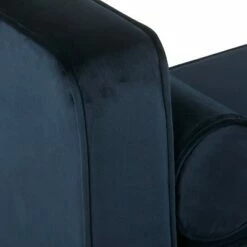 Rimo Velvet Storage Bench - Homepop Navy -Ottomans Official Shop unnamed file 6837