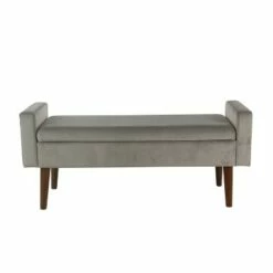 Fulton Storage Bench - Homepop Faux Leather -Ottomans Official Shop unnamed file 6859