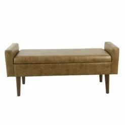 Fulton Storage Bench - Homepop Faux Leather -Ottomans Official Shop unnamed file 6861