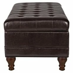 Deluxe Tufted Storage Bench Espresso - HomePop 14 Deluxe Tufted Storage Bench Espresso - HomePop -Ottomans Official Shop unnamed file 7057