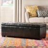Manhattan Large Storage Bench - Safavieh Burgundy -Ottomans Official Shop unnamed file 7073