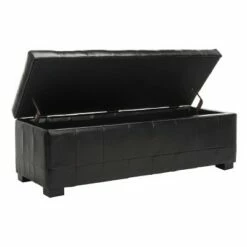 Manhattan Large Storage Bench - Safavieh Burgundy -Ottomans Official Shop unnamed file 7075