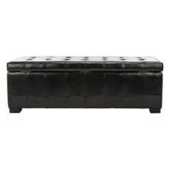 Manhattan Large Storage Bench - Safavieh Burgundy -Ottomans Official Shop unnamed file 7077