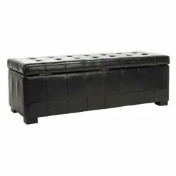 Manhattan Large Storage Bench - Safavieh Burgundy -Ottomans Official Shop unnamed file 7078