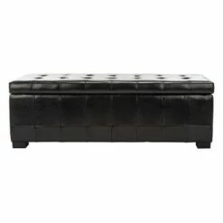 Manhattan Large Storage Bench - Safavieh Burgundy -Ottomans Official Shop unnamed file 7083