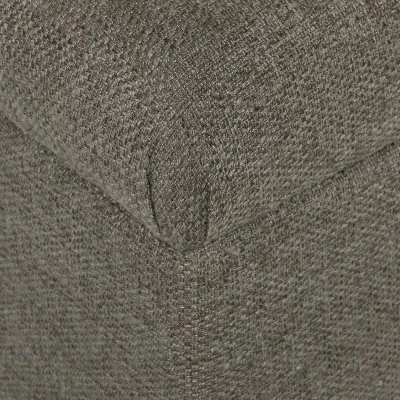 Homepop 48" Macalester Tufted Storage Bench Brown Faux Leather 9 Homepop 48" Macalester Tufted Storage Bench Brown Faux Leather - Image 7