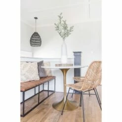 Draper Bench with Button Tufting - Homepop Black -Ottomans Official Shop unnamed file 715