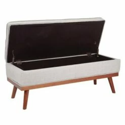 Katheryn Storage Bench - OSP Home Furnishings Tangerine