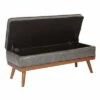 Katheryn Bonded Leather Storage Bench Pewter - OSP Home Furnishings 2 Katheryn Bonded Leather Storage Bench Pewter - OSP Home Furnishings -Ottomans Official Shop unnamed file 7182