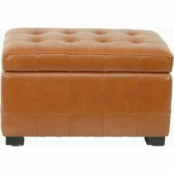 Small Manhattan Storage Bench - Safavieh Brown -Ottomans Official Shop unnamed file 7280