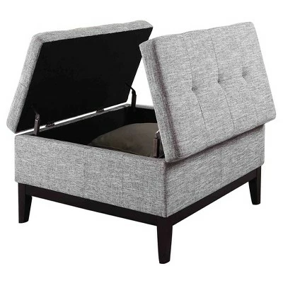 Coffee Table with Storage 18" - Gray - Ore International 3 Coffee Table with Storage 18" - Gray - Ore International