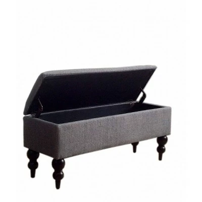 Storage Bench Gray - Ore International 4 Storage Bench Gray - Ore International - Image 2