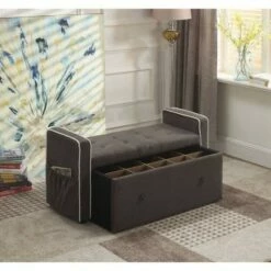 Storage Bench 22" - Olive Green - Ore International 7 Storage Bench 22" - Olive Green - Ore International -Ottomans Official Shop unnamed file 7339