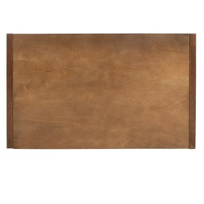 Percy Storage Bench - Walnut/Beige - Safavieh 6 Percy Storage Bench - Walnut/Beige - Safavieh - Image 4