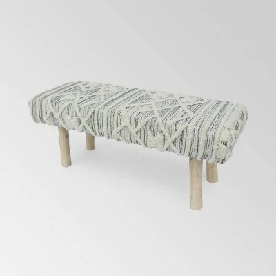 Laveta Boho Rectangular Bench - Christopher Knight Home Brown 10 Laveta Boho Rectangular Bench - Christopher Knight Home Brown - Image 8