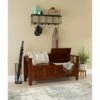 Split Seat Storage Bench Walnut - Linon -Ottomans Official Shop unnamed file 7585