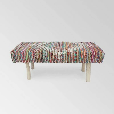 Laveta Boho Rectangular Bench - Christopher Knight Home Brown 15 Laveta Boho Rectangular Bench - Christopher Knight Home Brown - Image 13