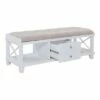 Wallis Upholstered Storage Bench White - Aiden Lane -Ottomans Official Shop unnamed file 7645