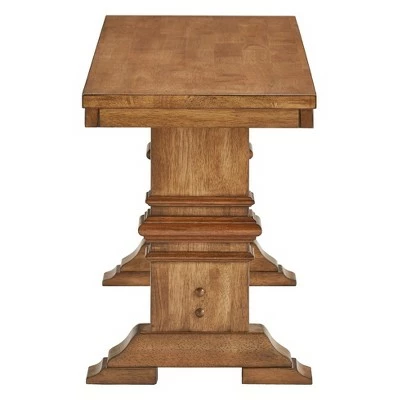 South Hill Baluster Base Bench - Inspire Q Gray 5 South Hill Baluster Base Bench - Inspire Q Gray - Image 3