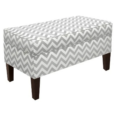Custom Upholstered Contemporary Bench - Skyline Furniture Linen Navy 11 Custom Upholstered Contemporary Bench - Skyline Furniture Linen Navy - Image 9