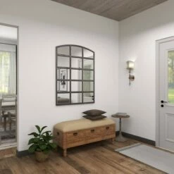 Olivia & May Carved Wood and Upholstered Storage Bench with Drawers Brown - Olivia & May -Ottomans Official Shop unnamed file 7791