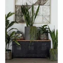 Wood Storage Bench 3 Drawers Black - Olivia & May