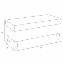 Jaxson Storage Bench Terrazzo Emerald Ochre - Skyline Furniture 11 Jaxson Storage Bench Terrazzo Emerald Ochre - Skyline Furniture -Ottomans Official Shop unnamed file 7840