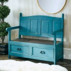 Archer Storage Bench Turquoise - Picket House Furnishings -Ottomans Official Shop unnamed file 7861