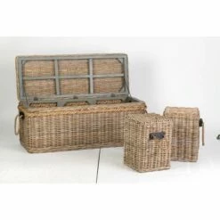 Zinnia Rattan Storage Bench Gray - East at Main -Ottomans Official Shop unnamed file 7921