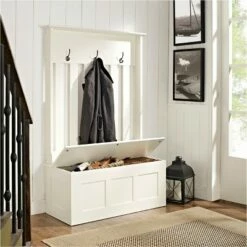 Crosley Ogden Entryway Bench - White -Ottomans Official Shop unnamed file 7925