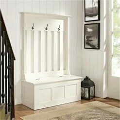 Crosley Ogden Entryway Bench - White -Ottomans Official Shop unnamed file 7926
