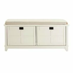 Adler Entryway Storage Bench - Crosley White -Ottomans Official Shop unnamed file 7986