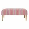 Fagan Bench Pink Stripe - Linon -Ottomans Official Shop unnamed file 801