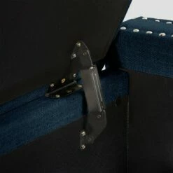 Boston Fabric Storage Ottoman Navy Blue - CorLiving -Ottomans Official Shop unnamed file 8022