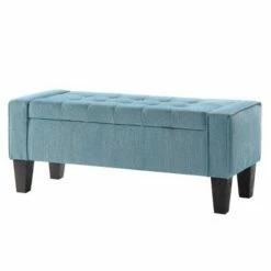 Baytown Storage Bench - OSP Home Furnishings Blue Smok -Ottomans Official Shop unnamed file 8032