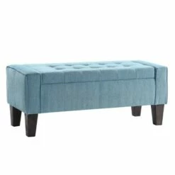 Baytown Storage Bench - OSP Home Furnishings Blue Smok -Ottomans Official Shop unnamed file 8036