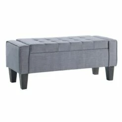 Baytown Storage Bench - OSP Home Furnishings Blue Smok -Ottomans Official Shop unnamed file 8038