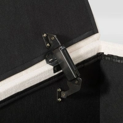 Boston Tufted Fabric Storage Ottoman Beige - CorLiving 10 Boston Tufted Fabric Storage Ottoman Beige - CorLiving - Image 8