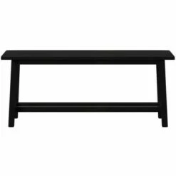 Decor Therapy Kyoto Wooden Bench - Décor Therapy Black