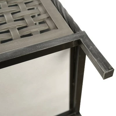 Wood Storage Bench with Basket Drawers Gray - Decor Therapy 9 Wood Storage Bench with Basket Drawers Gray - Decor Therapy - Image 7