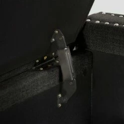 Boston Storage Fabric Ottoman Dark Gray - CorLiving -Ottomans Official Shop unnamed file 8095