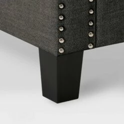 Boston Storage Fabric Ottoman Dark Gray - CorLiving -Ottomans Official Shop unnamed file 8096